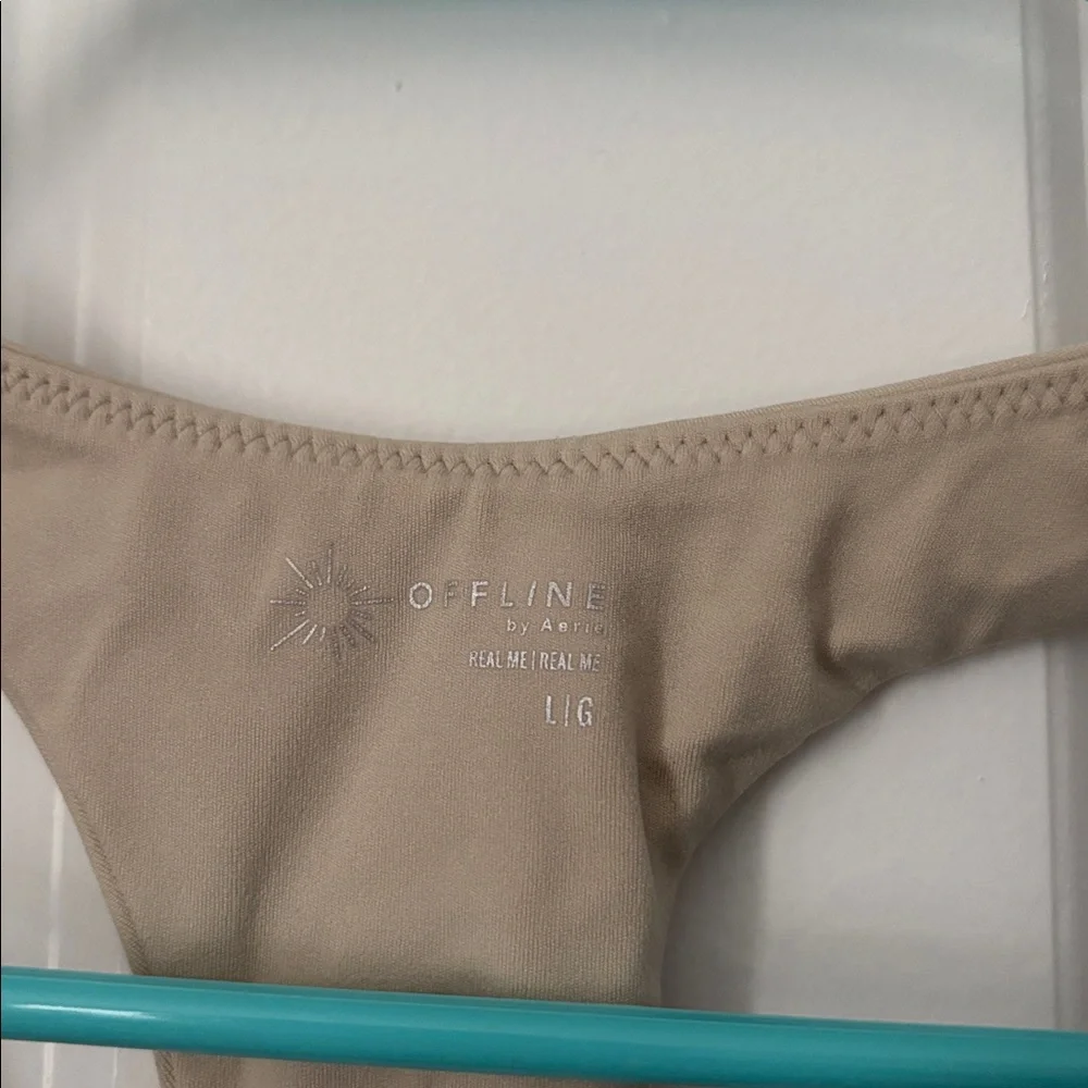 OFFLINE By Aerie Real Me Low Key Racerback Sports Bra - Picture 2 of 3